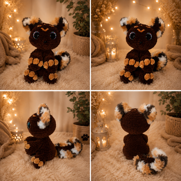 Cookie Plüsch Katze – Ansicht 2